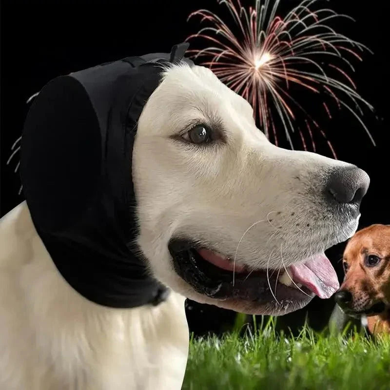 Dog Ear Muffs Noise-Reducing Breathable Fleece & Adjustable Fit