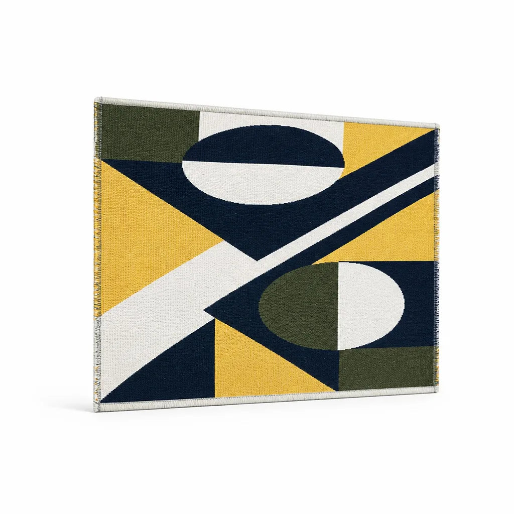 Doormat Cotton Jacquard Graphic Tile