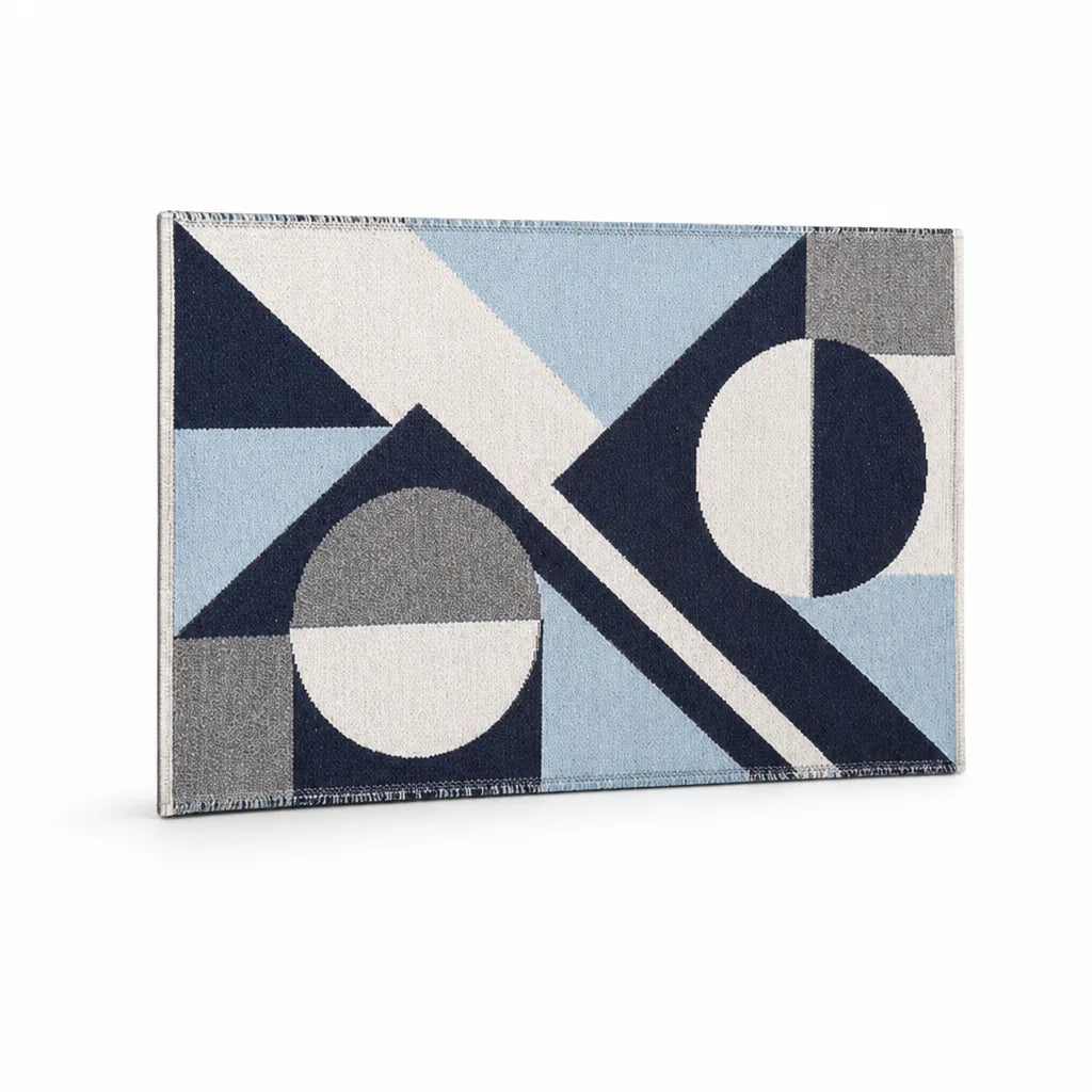 Doormat Cotton Jacquard Graphic Tile