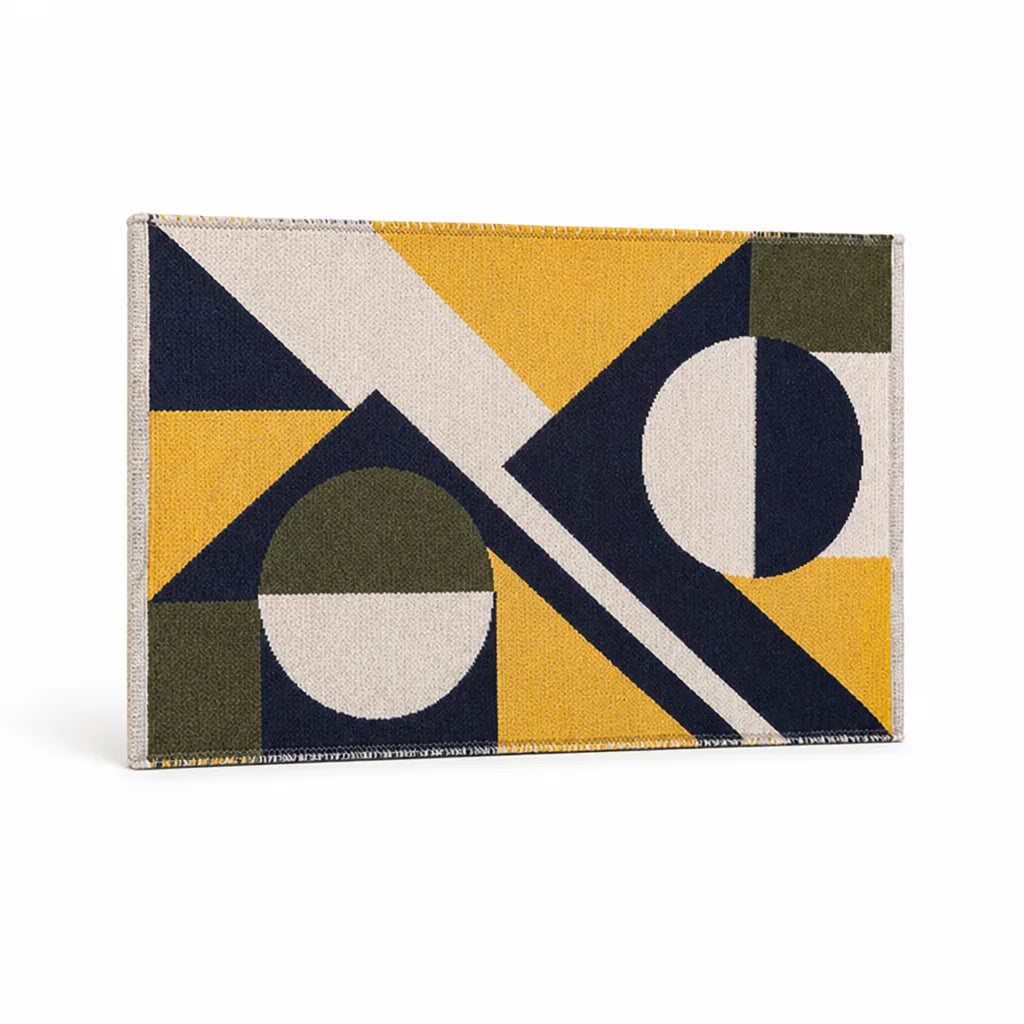 Doormat Cotton Jacquard Graphic Tile