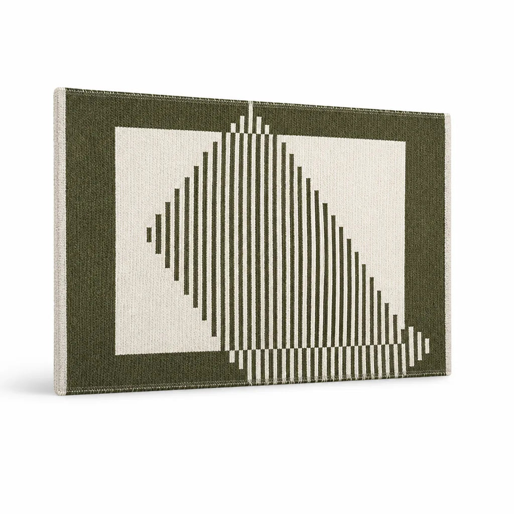 Doormat Cotton Jacquard Graphic Tile