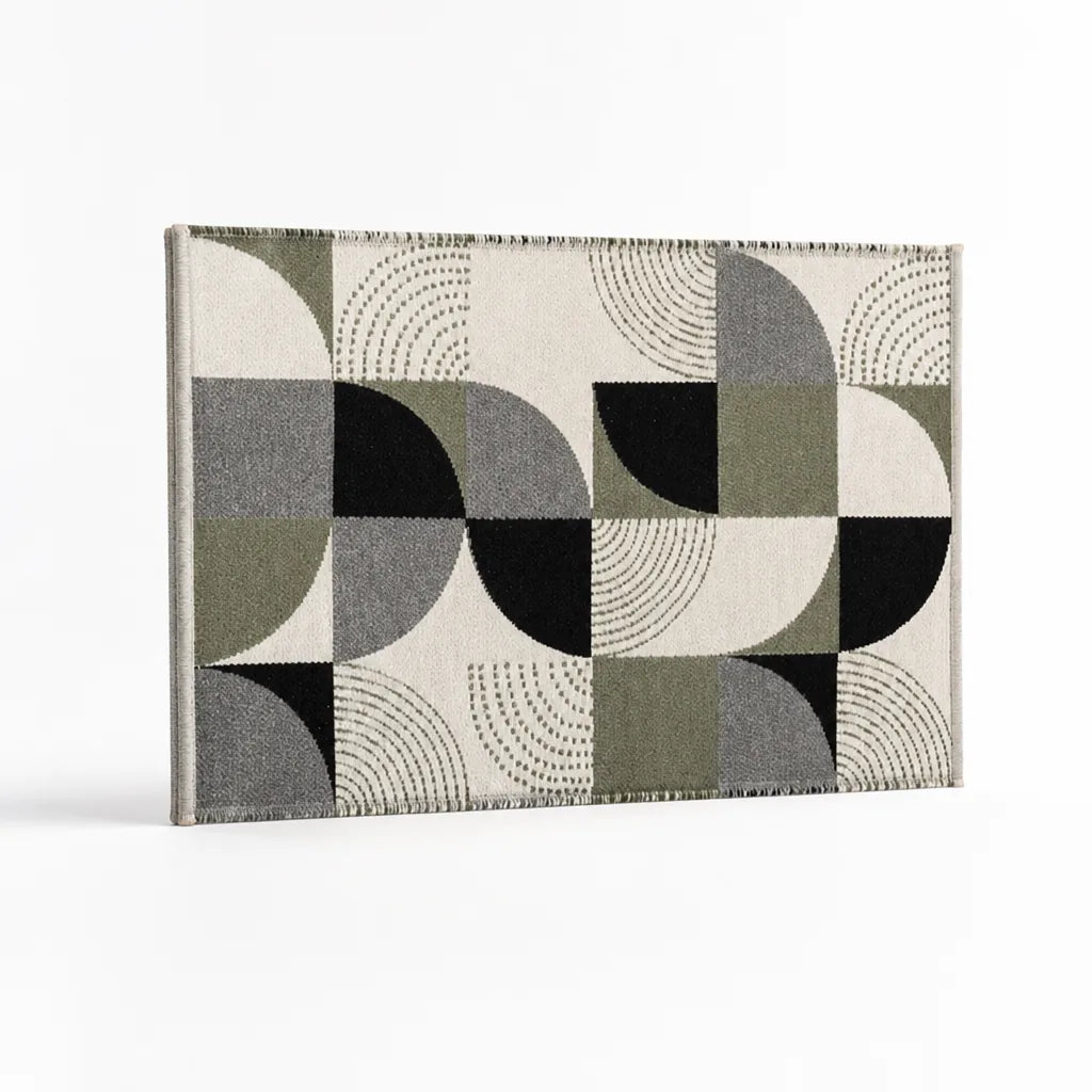 Doormat Cotton Jacquard Graphic Tile