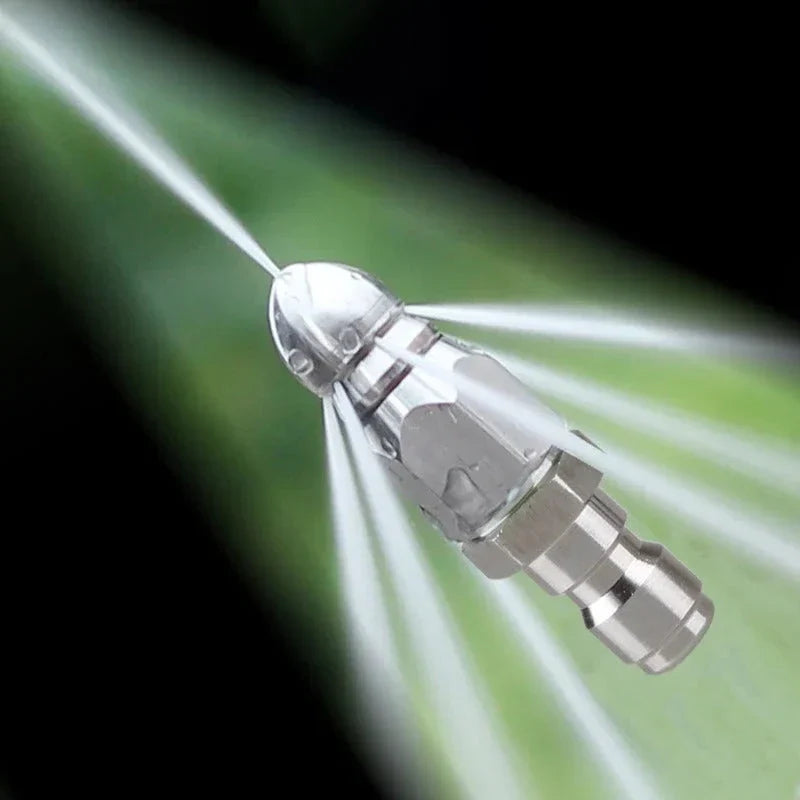 Drain Nozzle Stainless Steel Pointed Tip & Angled Jets
