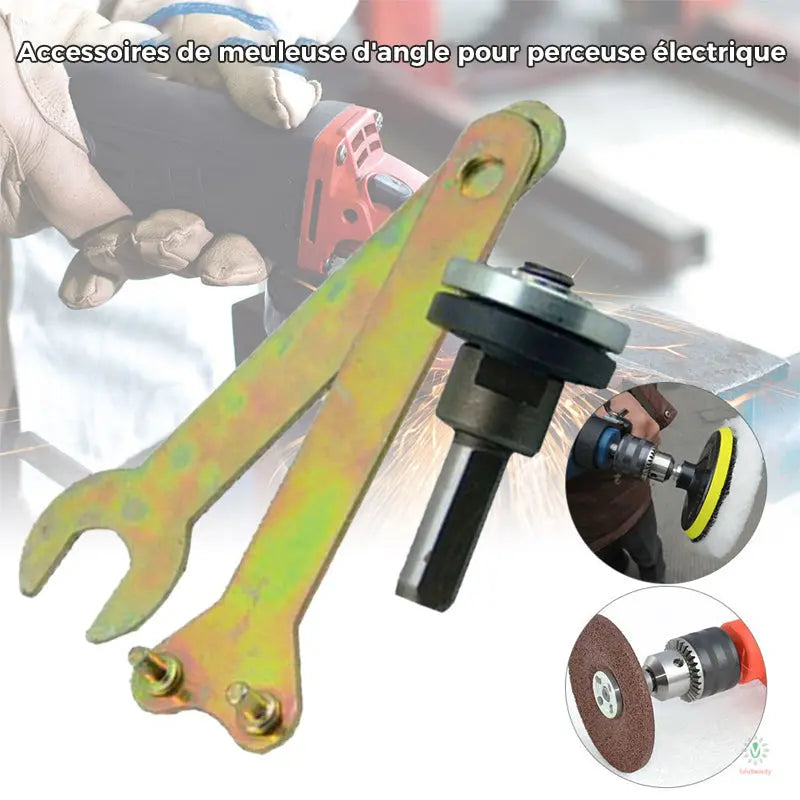 Drill Nibbler Attachment 360° Rotating Burr-Free Cuts