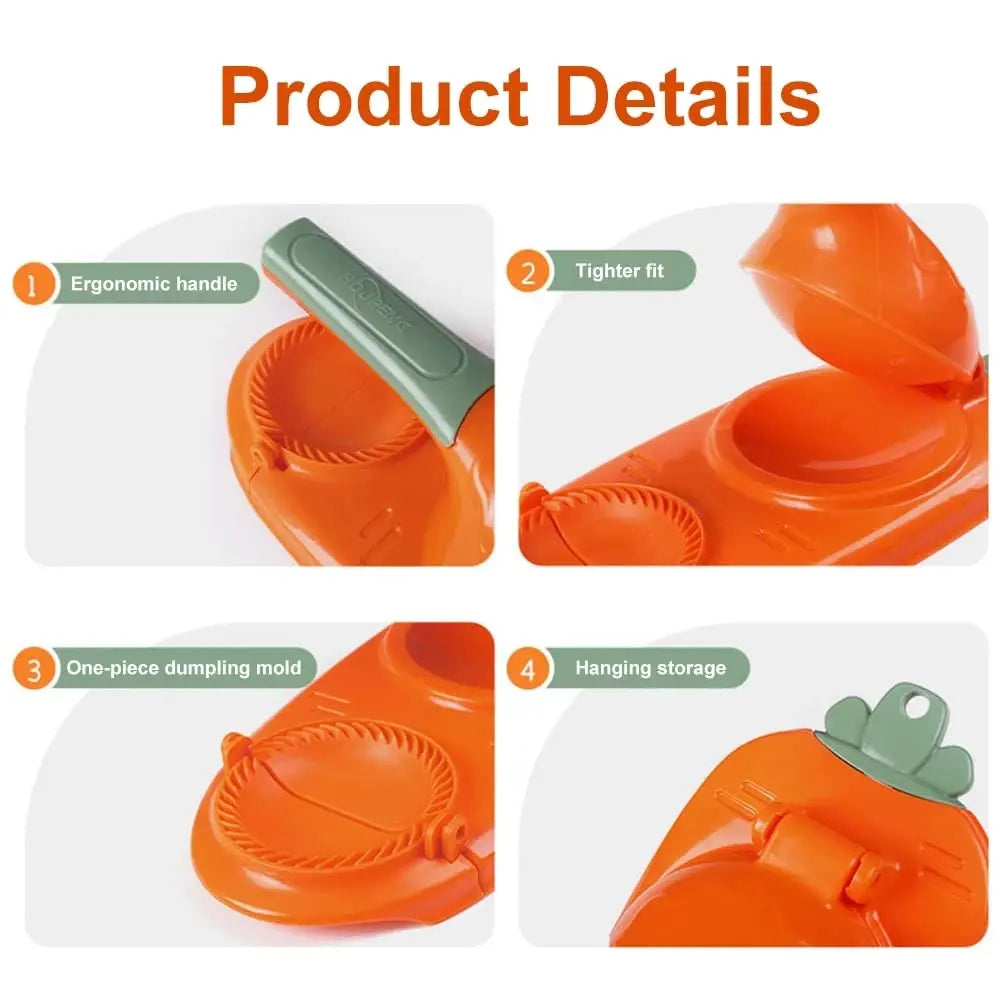 Dumpling Press 2-in-1 Press & Former Dishwasher Safe