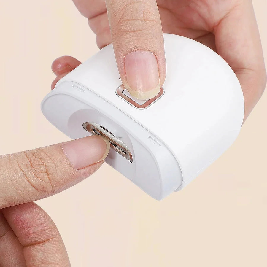 Electric Nail Clipper USB Rechargeable Shavings Collector