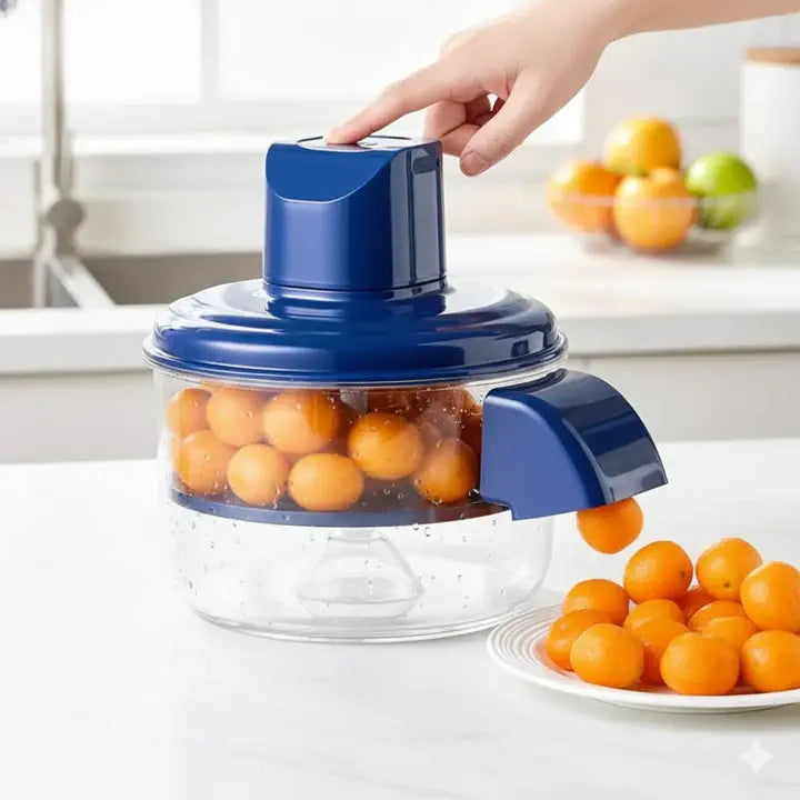 Electric Peeler One-Button Rechargeable Stainless Steel Blades