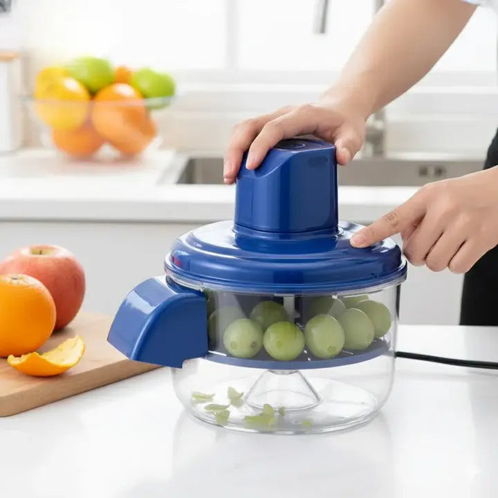 Electric Peeler One-Button Rechargeable Stainless Steel Blades