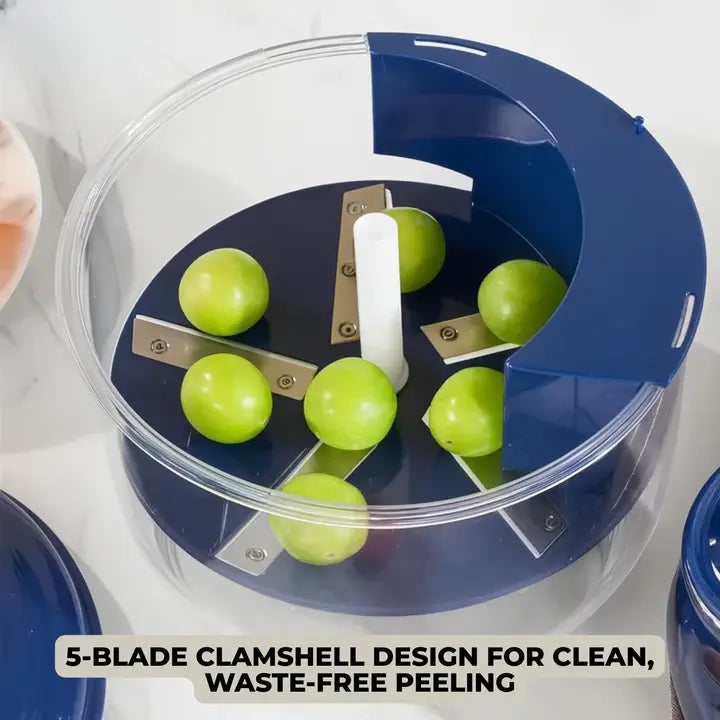 Electric Peeler One-Button Rechargeable Stainless Steel Blades