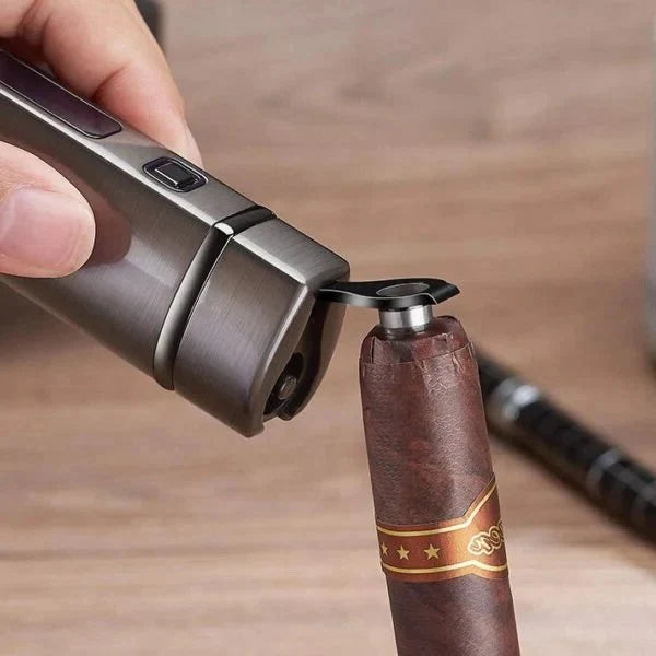 Electric Torch Lighter Wind Resistant USB Rechargeable Compact