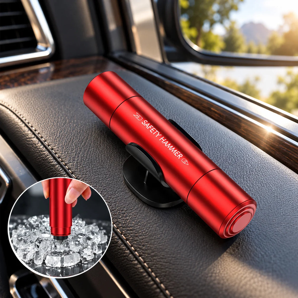 Emergency Escape Tool Glass Breaker & Seat Belt Cutter