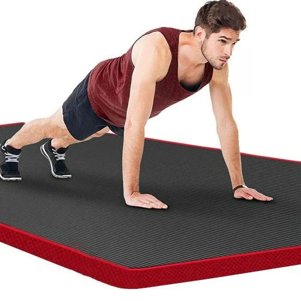 Exercise Mat Full-Body High-Density Foam Textured Non-Slip