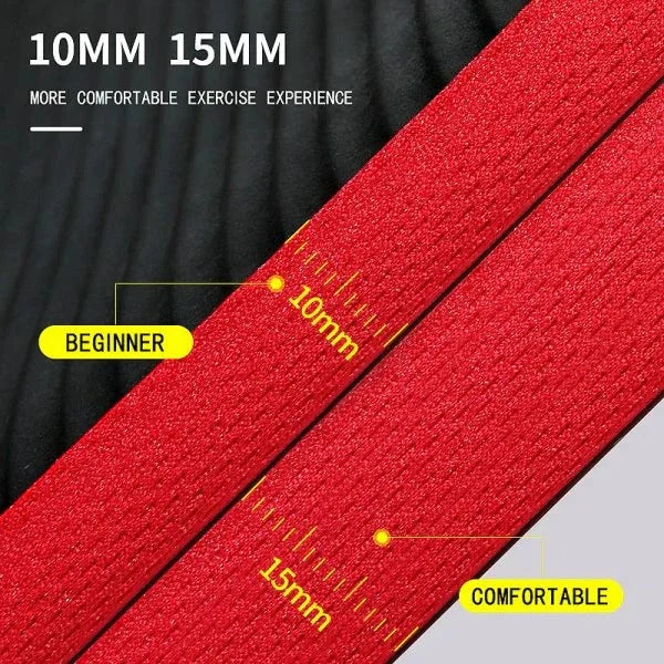Exercise Mat Full-Body High-Density Foam Textured Non-Slip