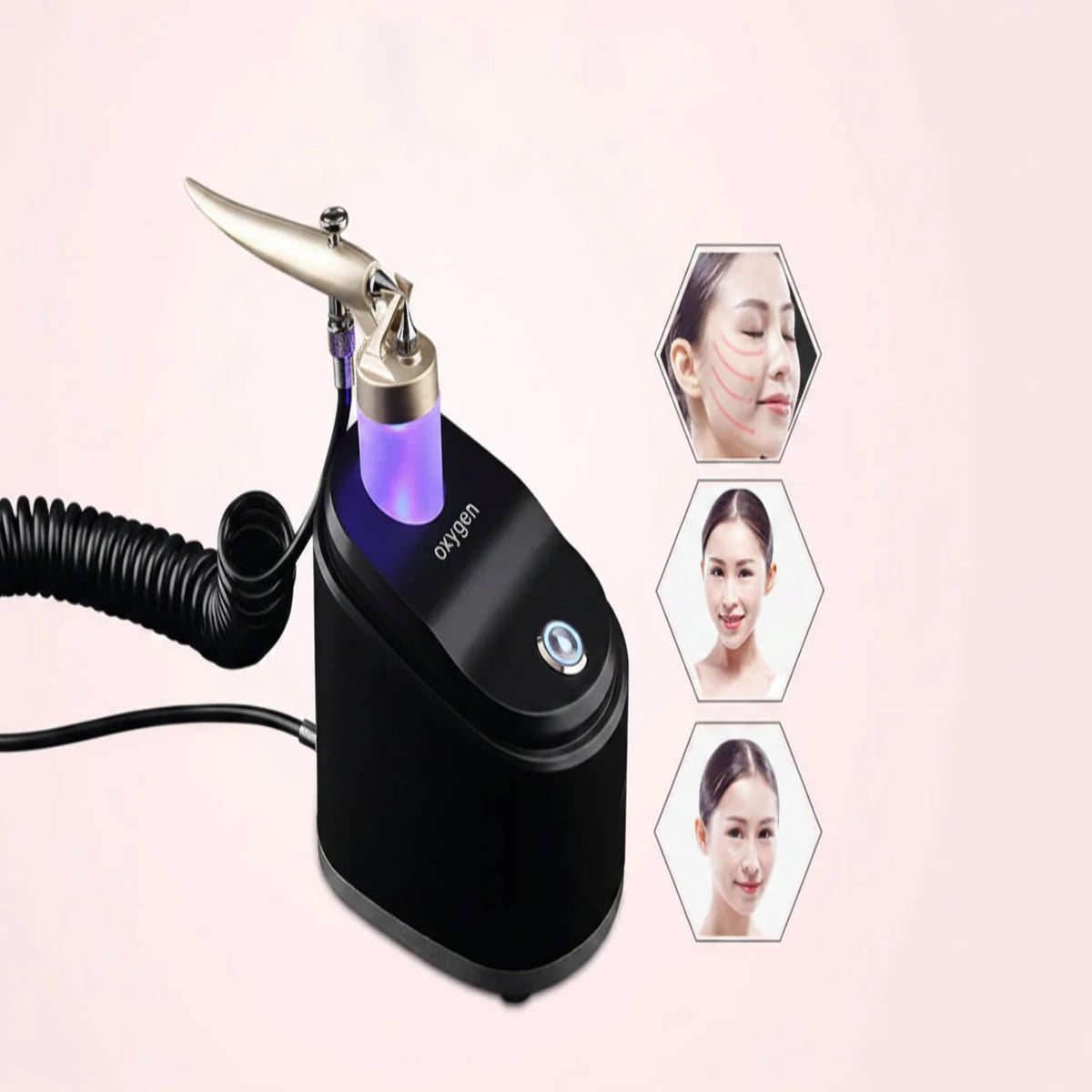 Facial Jet Sprayer Handheld Oxygen-Infusion