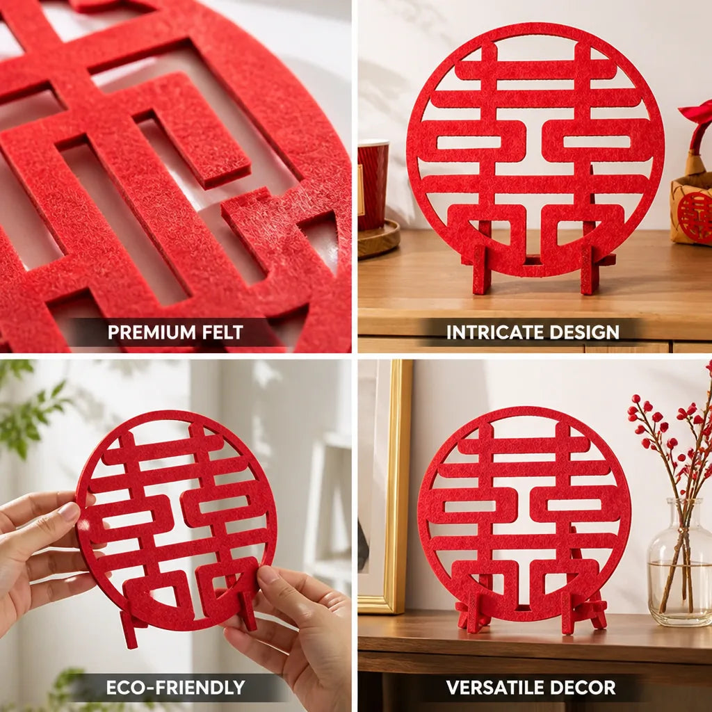 Felt Wall Art Intricate Eco-Friendly Design