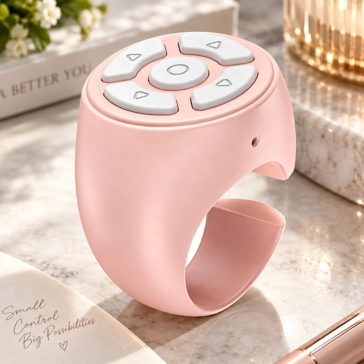 Finger Ring Remote Bluetooth Rechargeable