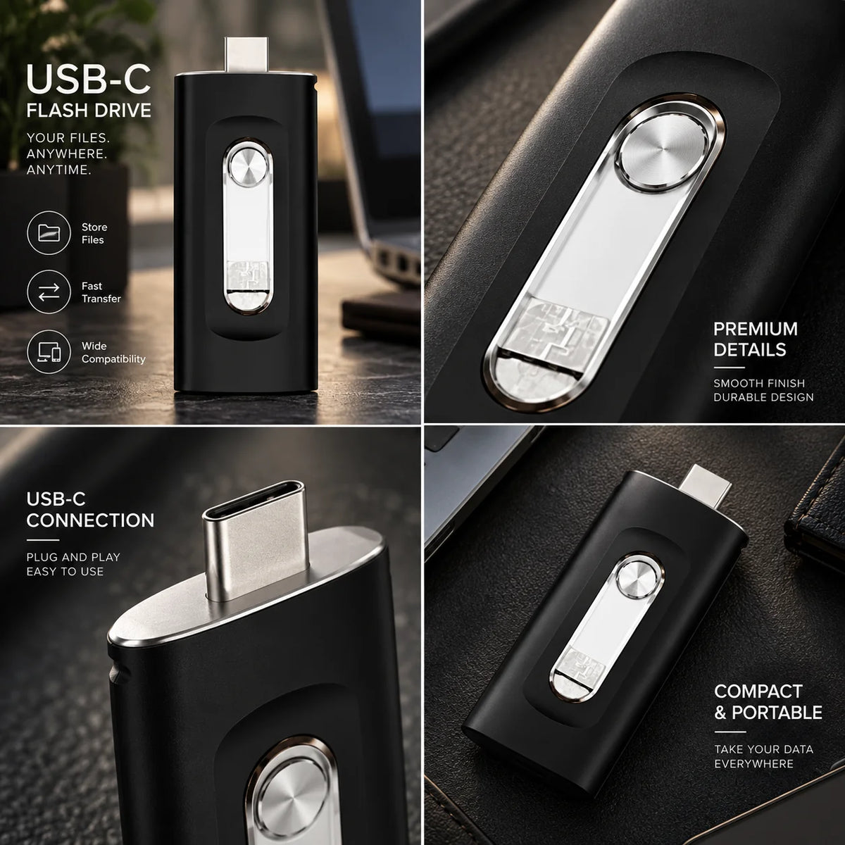 Flash Drive USB 3.0 Metal Body & Pocket Size