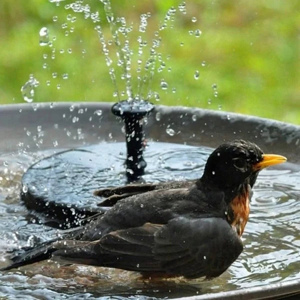 Floating Fountain Pump Solar-Powered Four Interchangeable Nozzles