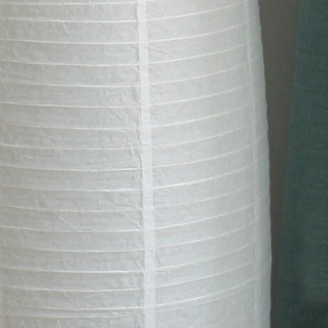 Floor Lamp Paper Shade Black Frame 54 Inch