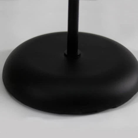 Floor Lamp Paper Shade Slim Column Dual Bulbs