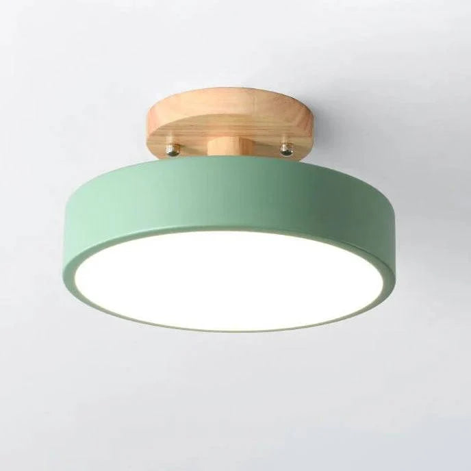 Flush Mount Ceiling Light Integrated LED Adjustable Color Temperature