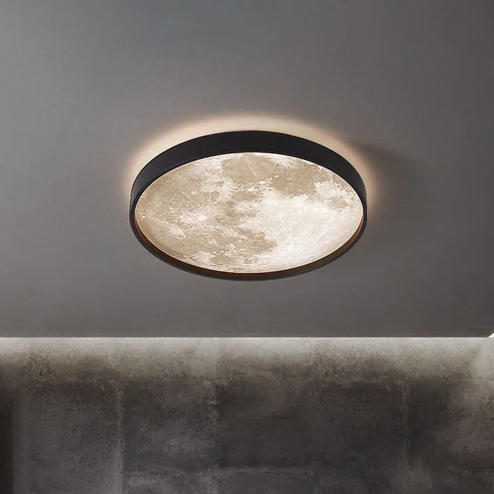Flush Mount Ceiling Light LED Frosted Acrylic Remote Dimmable
