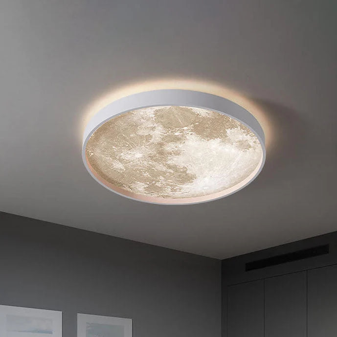Flush Mount Ceiling Light LED Frosted Acrylic Remote Dimmable