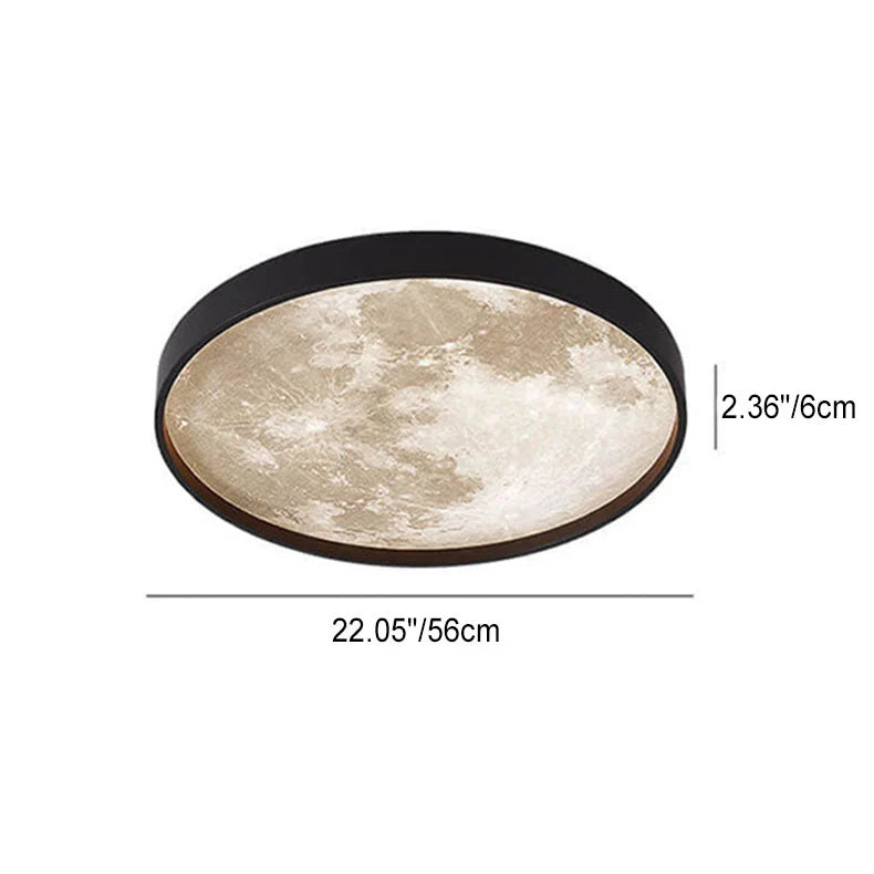 Flush Mount Ceiling Light LED Frosted Acrylic Remote Dimmable