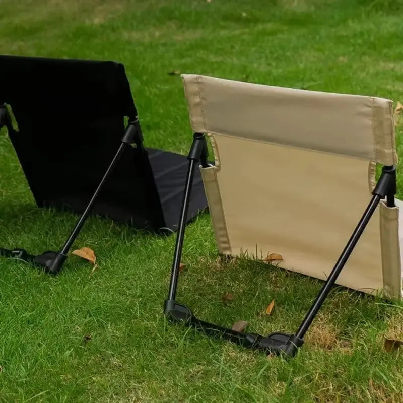 Foldable Floor Chair Padded Adjustable Backrest