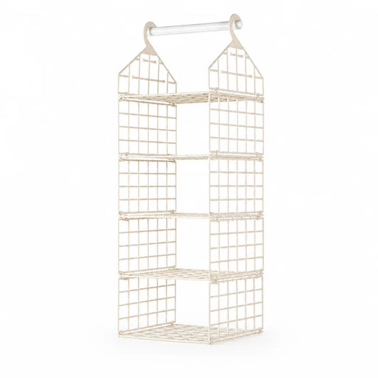 Foldable Open-Frame Hanging Closet Organizer (5-Tier)