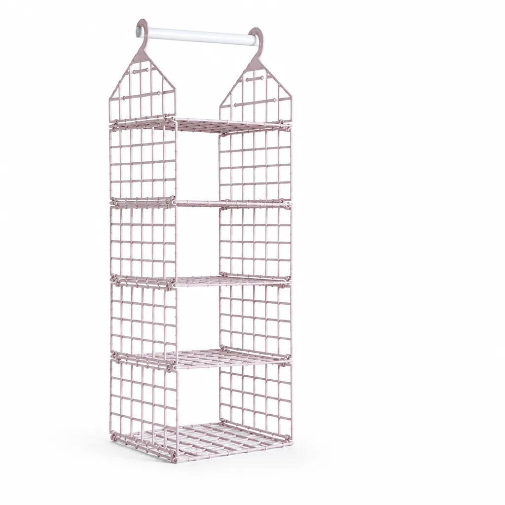 Foldable Open-Frame Hanging Closet Organizer (5-Tier)