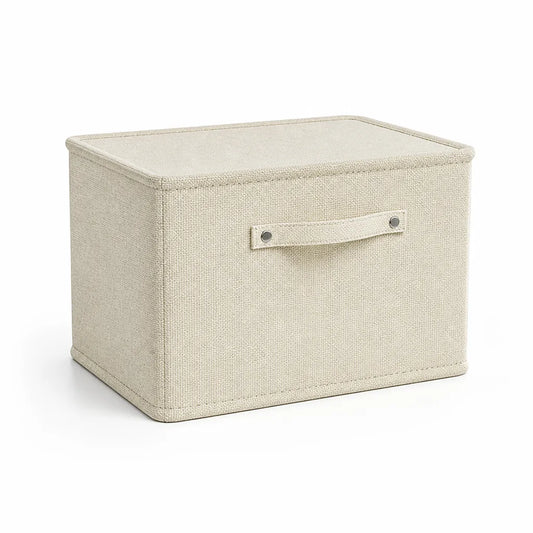 Foldable Stackable Cotton Linen Clothing Storage Box