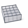 Foldable Washable Clothes Drawer Organizer With Grid Compartments