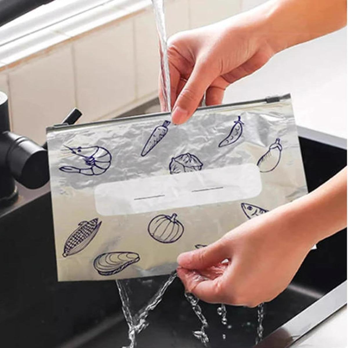 Food Storage Bags Airtight Leak-Proof Reusable Set of 20