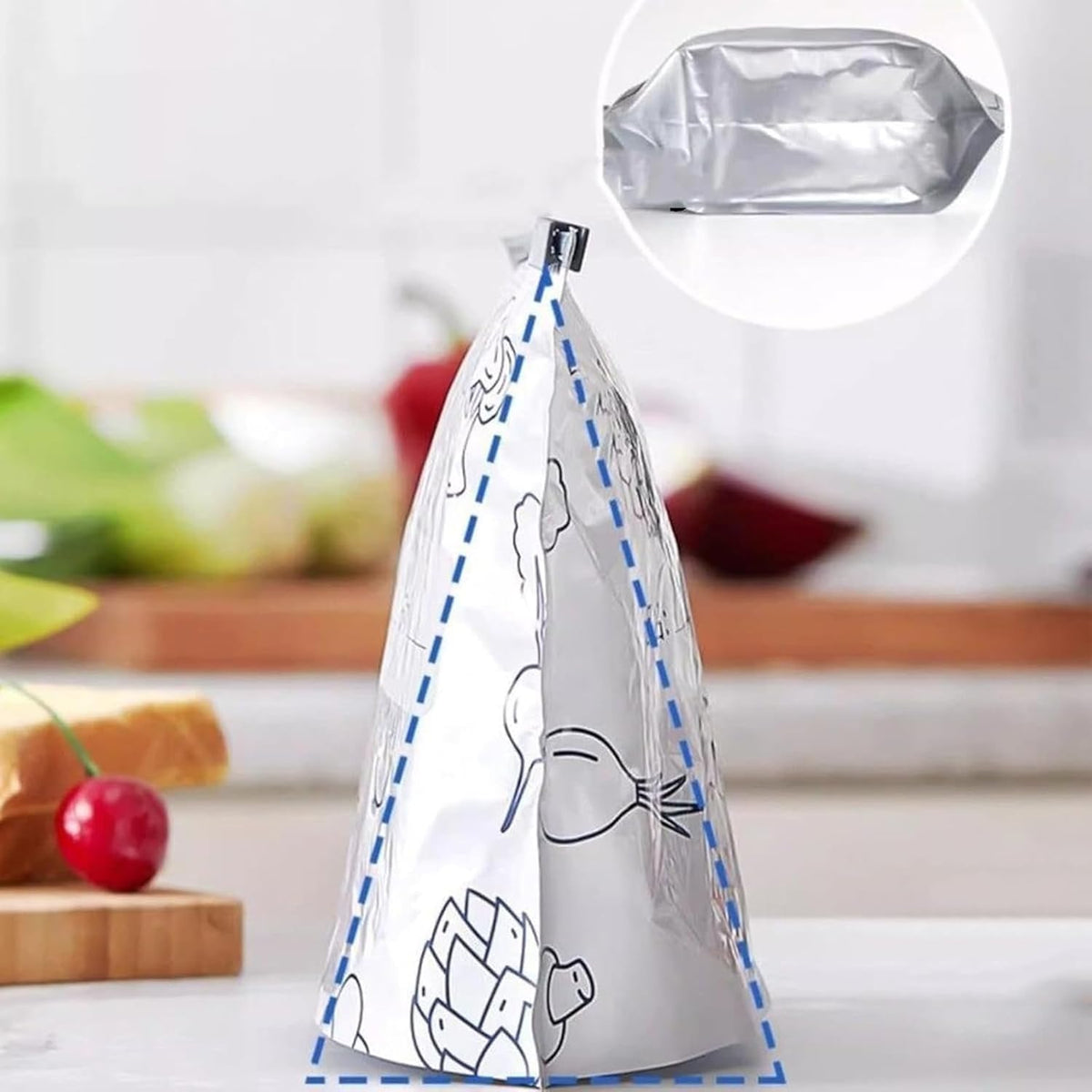 Food Storage Bags Airtight Zip Reusable Set of 20