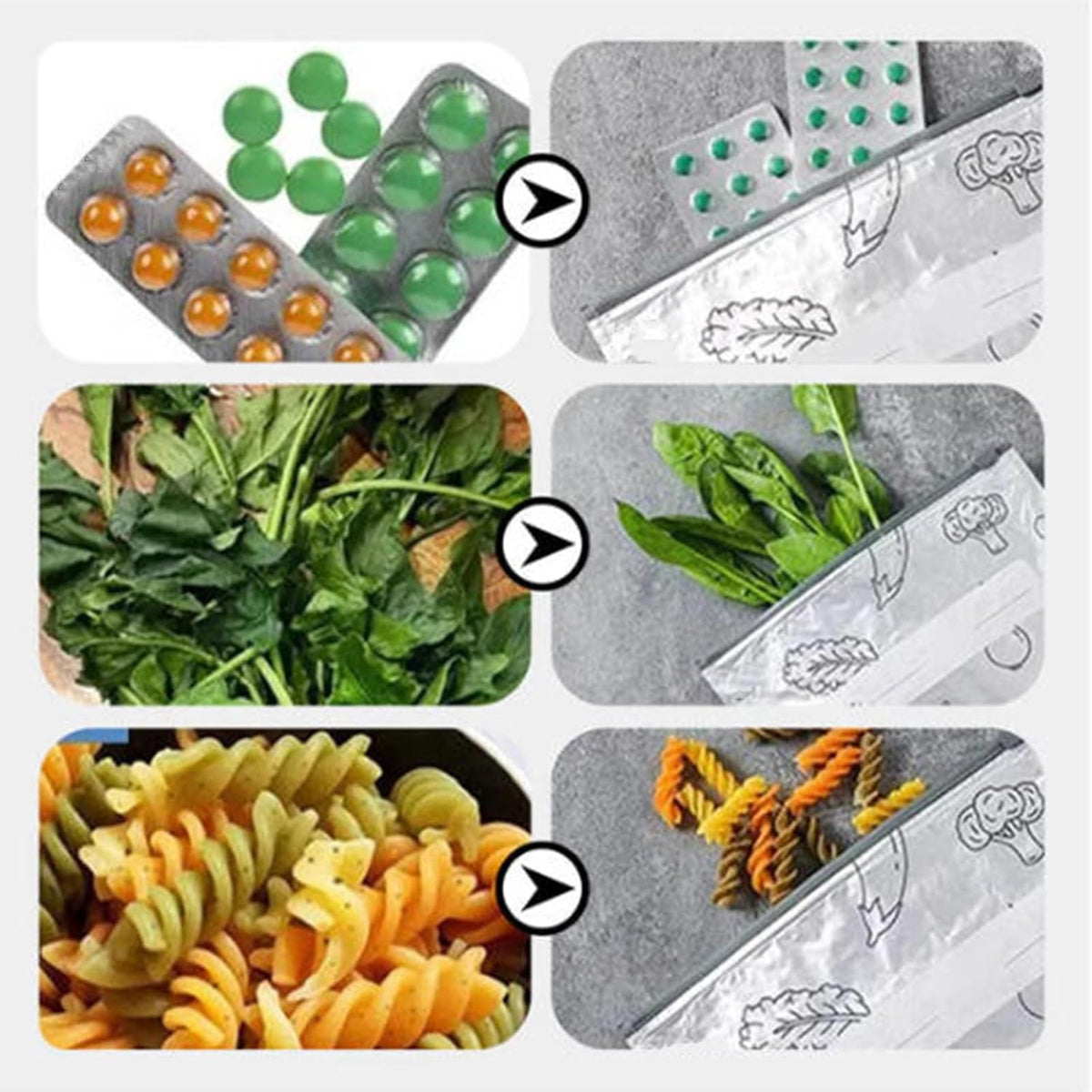 Food Storage Bags Airtight Zip Reusable Set of 20