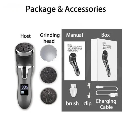 Foot Callus Remover Motorized Rechargeable Waterproof