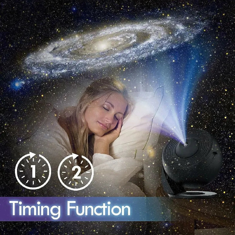 Galaxy Projector Rotating 12 Interchangeable Discs