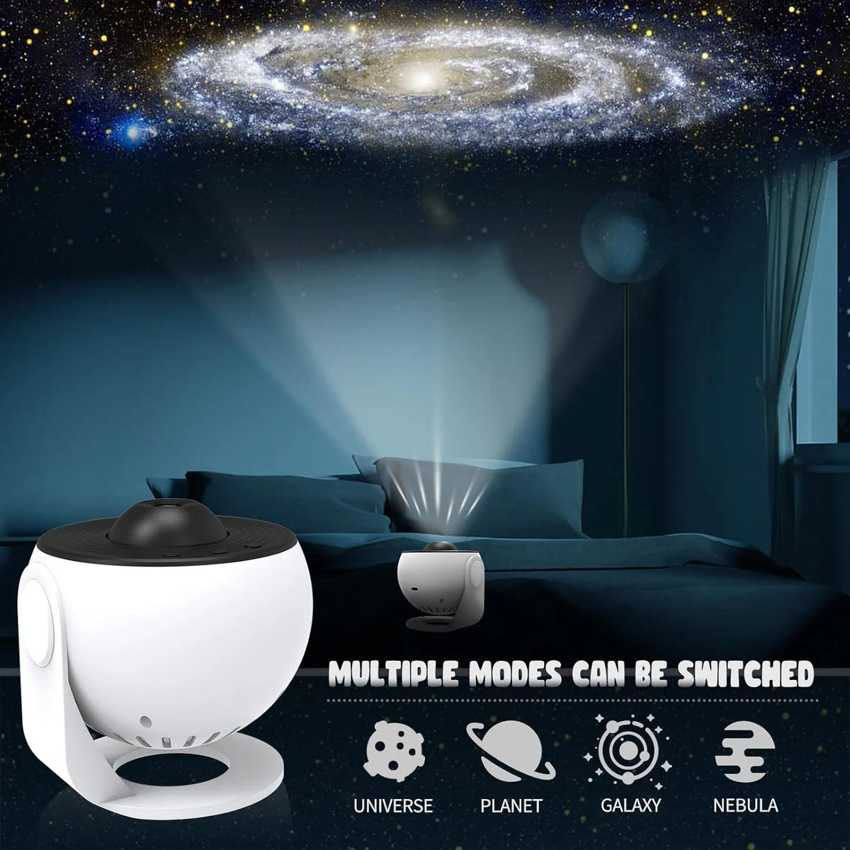 Galaxy Projector Rotating 12 Interchangeable Discs