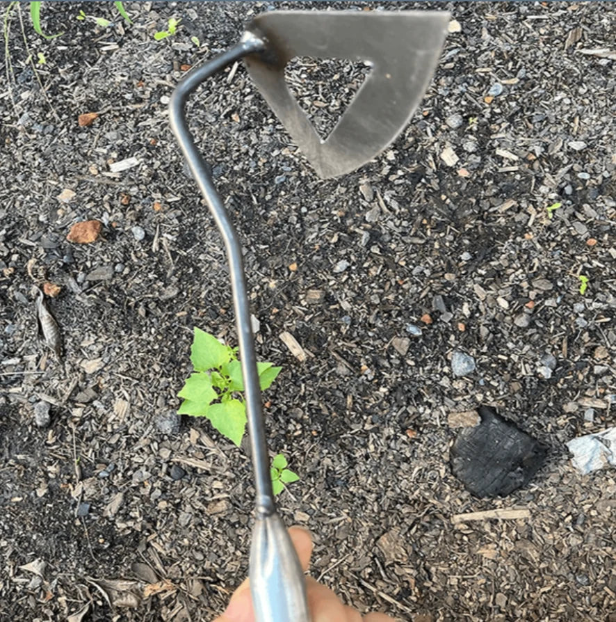 Garden Hoe Hollow Steel Blade Extension Rod Compatible