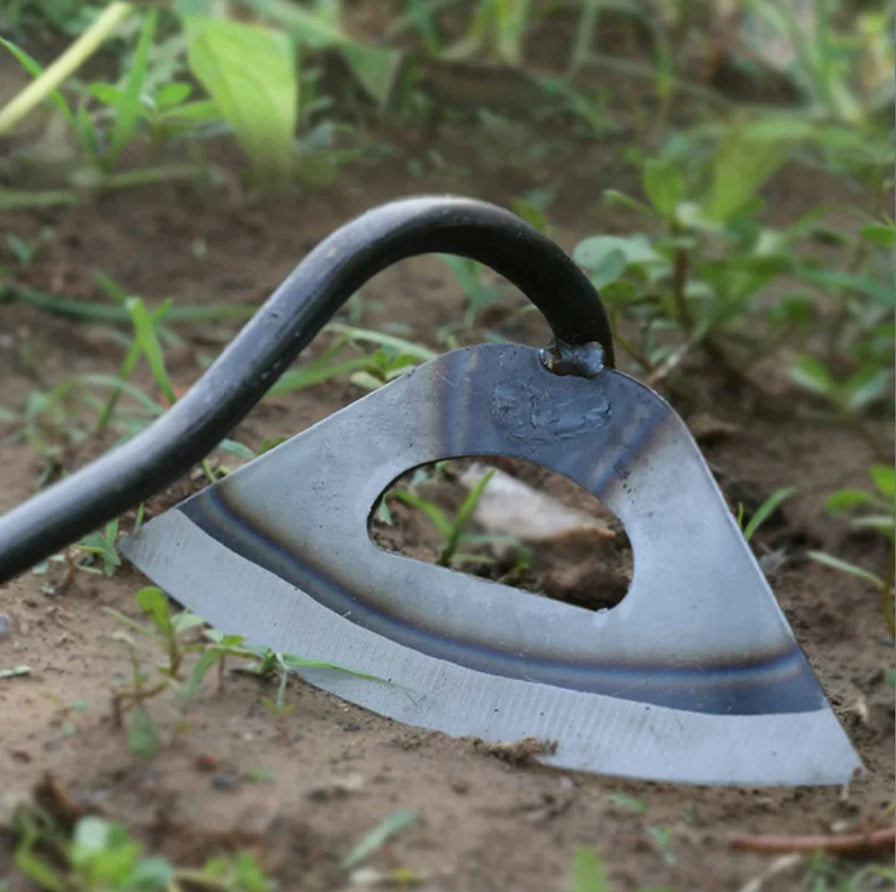 Garden Hoe Hollow Steel Blade Extension Rod Compatible