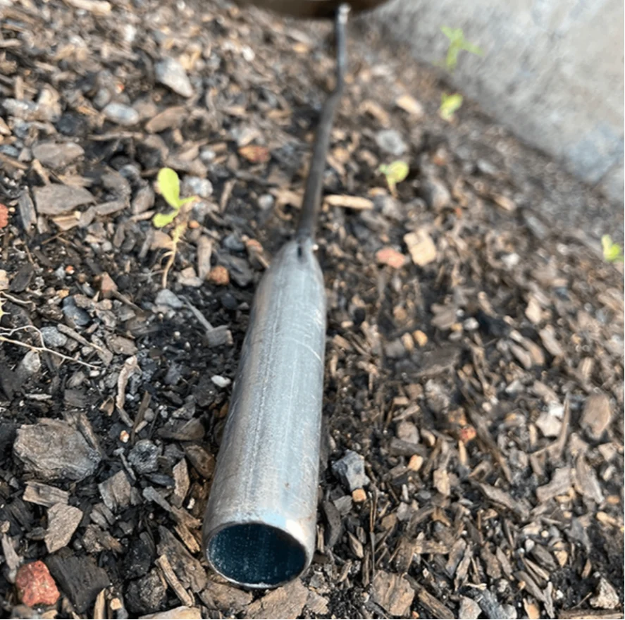 Garden Hoe Hollow Steel Blade Extension Rod Compatible