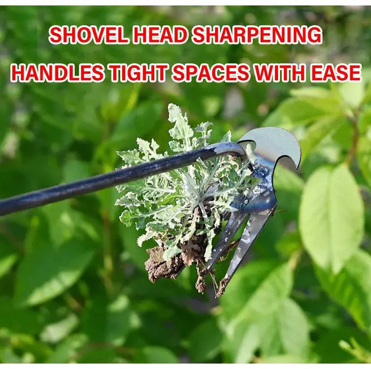 Garden Weeder Long Handle Precision Claw Head Cushioned Grip