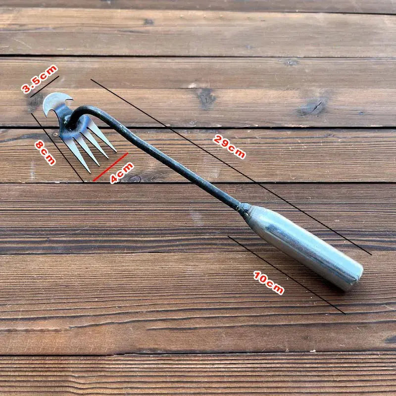 Garden Weeder Long Handle Precision Claw Head Cushioned Grip