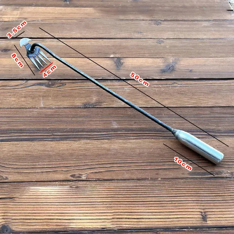 Garden Weeder Long Handle Precision Claw Head Cushioned Grip