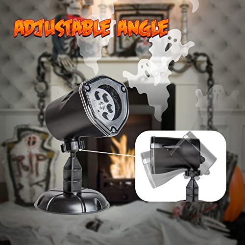 Ghost Projector Six Moving Ghosts 360 Degree Rotation Weatherproof