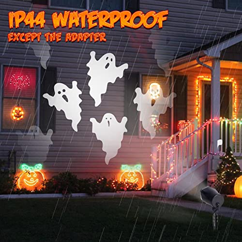 Ghost Projector Six Moving Ghosts 360 Degree Rotation Weatherproof