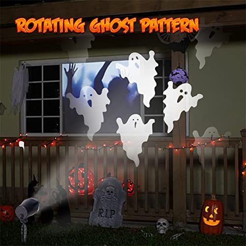 Ghost Projector Six Moving Ghosts 360 Degree Rotation Weatherproof