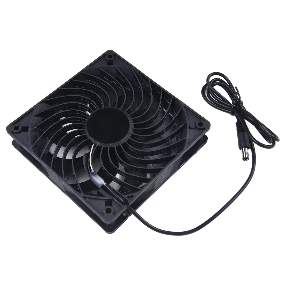 Greenhouse Ventilator Solar-Powered Dual Fans Weatherproof
