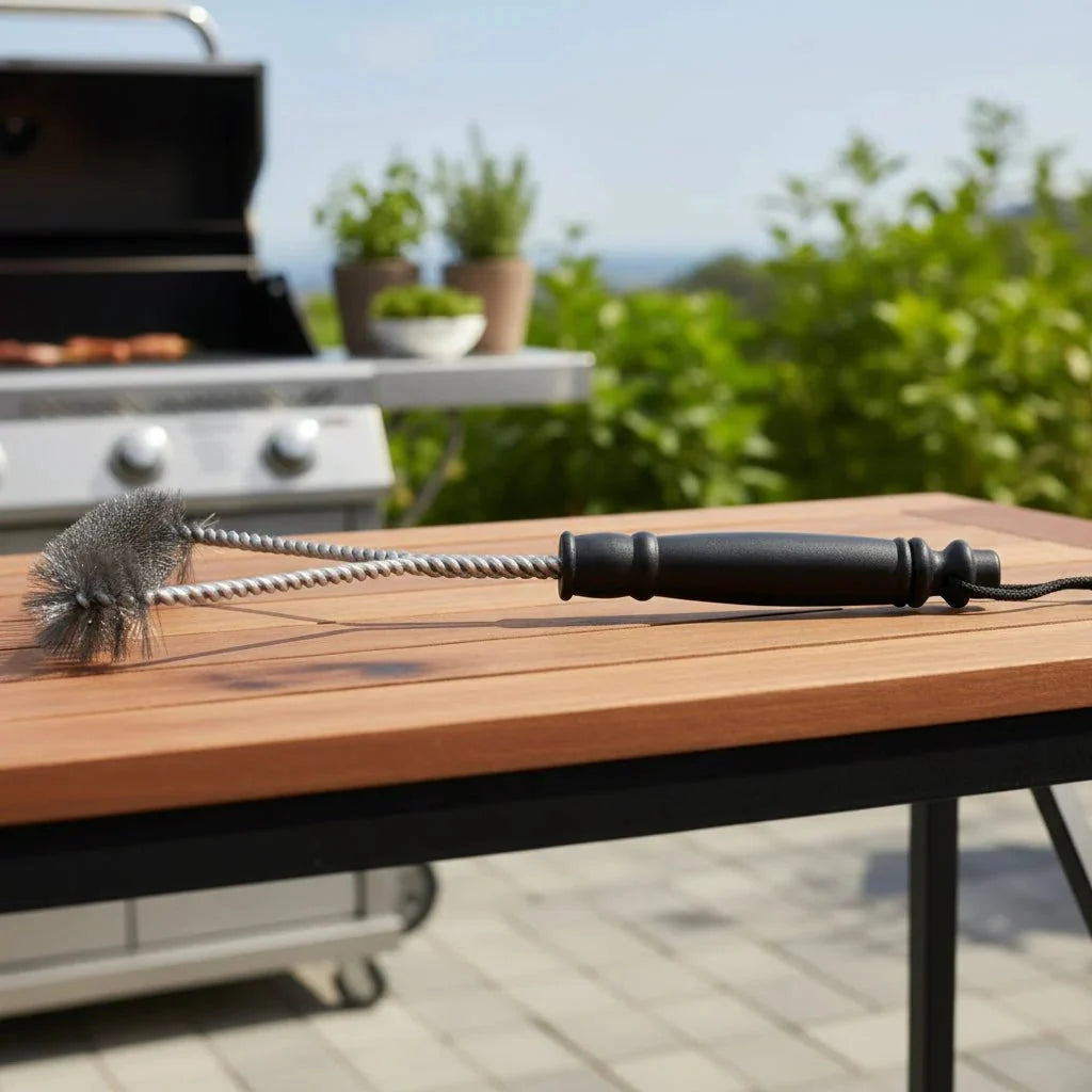 Grill Brush Stainless Steel Bristles & Ergonomic Handle